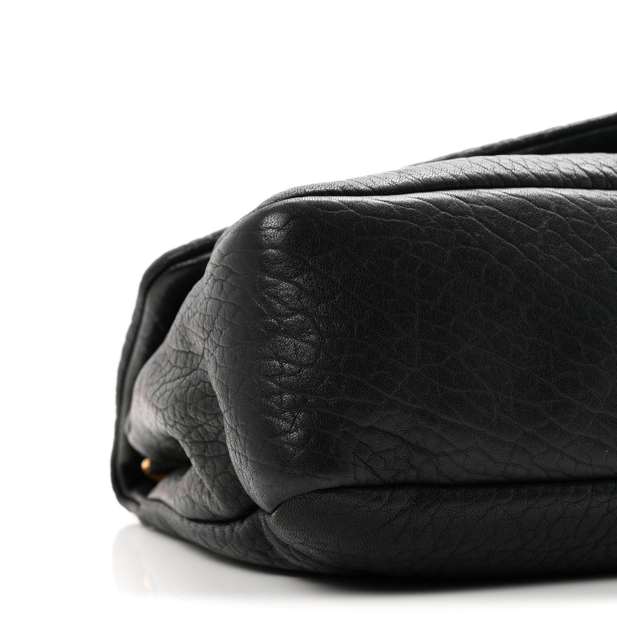 Grained Lambskin Large Calypso Black