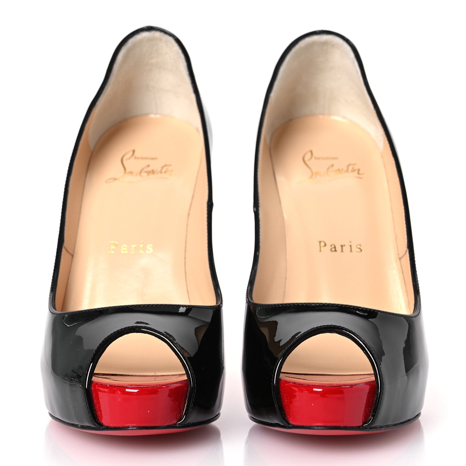 Christian Louboutin Patent New Very Prive 120 Pumps 36 Black 3 of 10