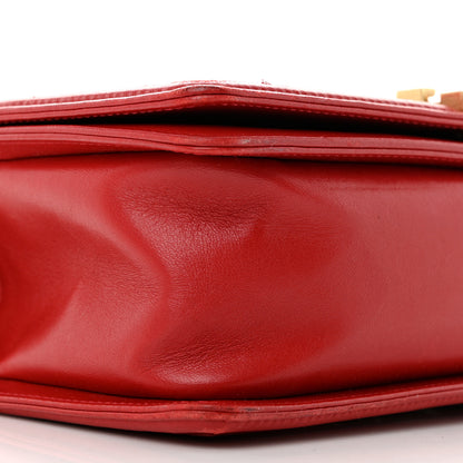 Chanel Lambskin Quilted Medium Boy Flap Red 9 of 11