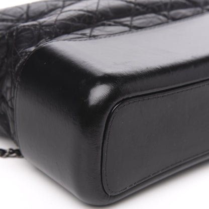 Chanel Aged Calfskin Quilted Medium Gabrielle Hobo Black 10 of 15