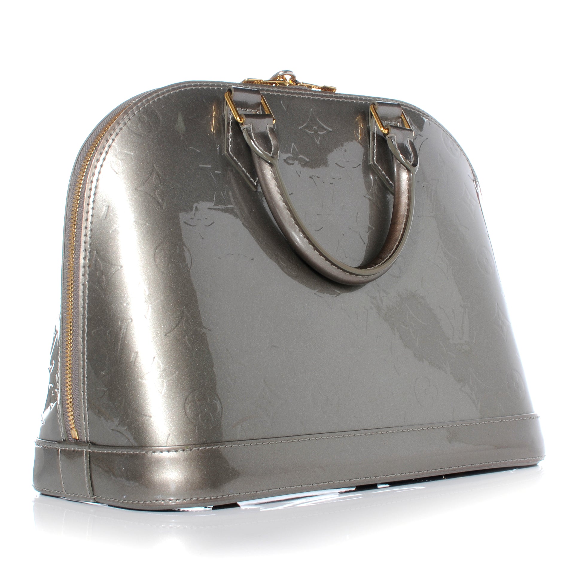 Louis Vuitton Vernis Alma PM Gris Art Deco 3 of 7