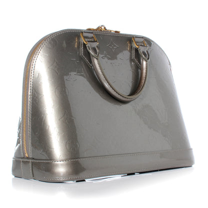 Louis Vuitton Vernis Alma PM Gris Art Deco 3 of 7