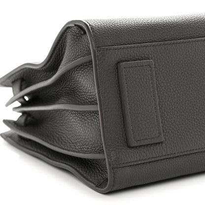 Saint Laurent Grained Calfskin Baby Supple Sac De Jour Fog 9 of 13