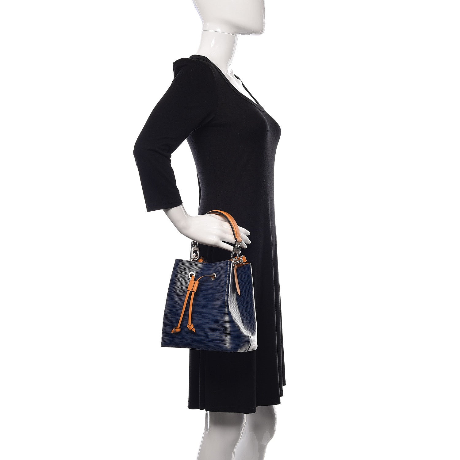 Louis Vuitton Epi Neonoe BB Indigo Safran 2 of 18