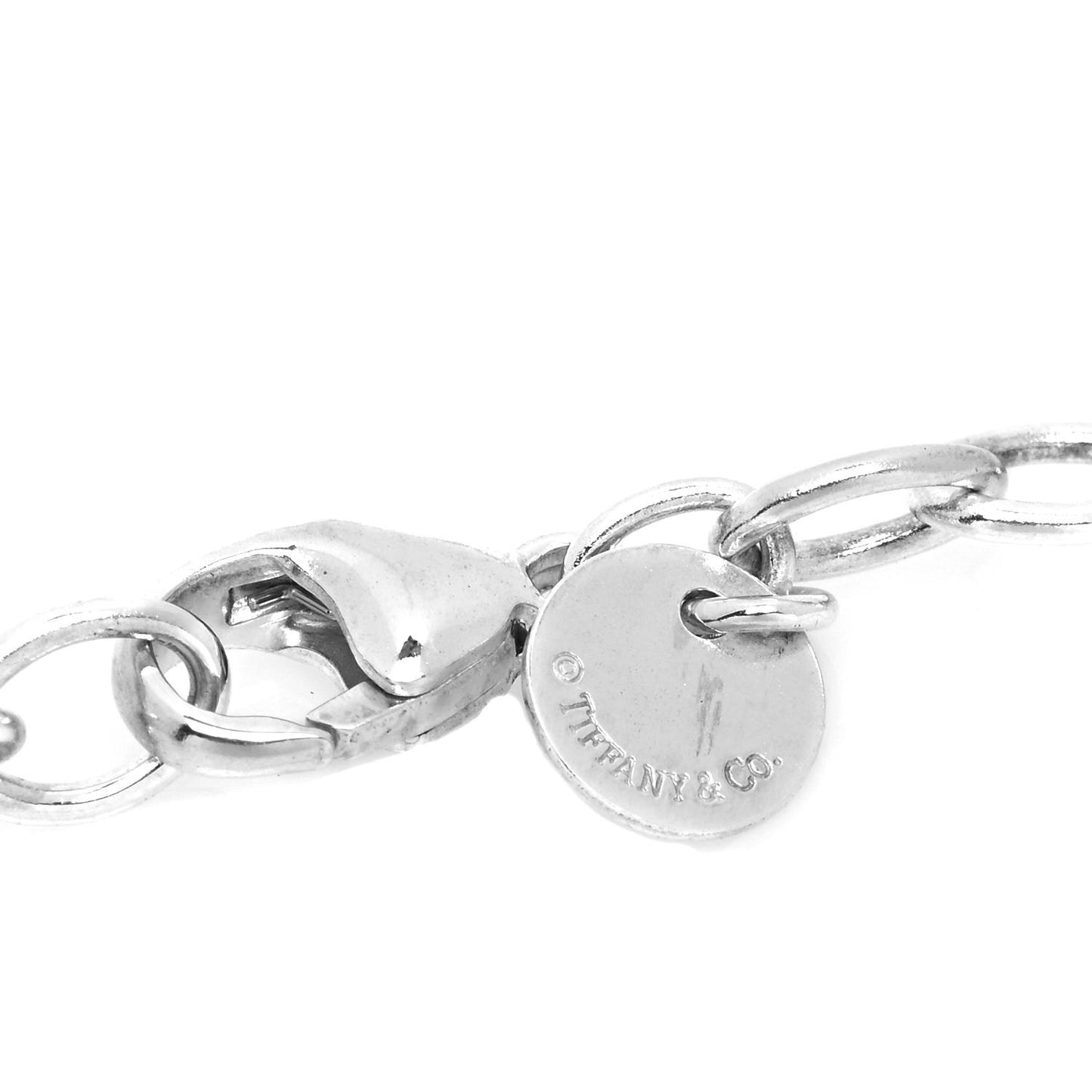 Sterling Silver Narrow Infinity Link Necklace