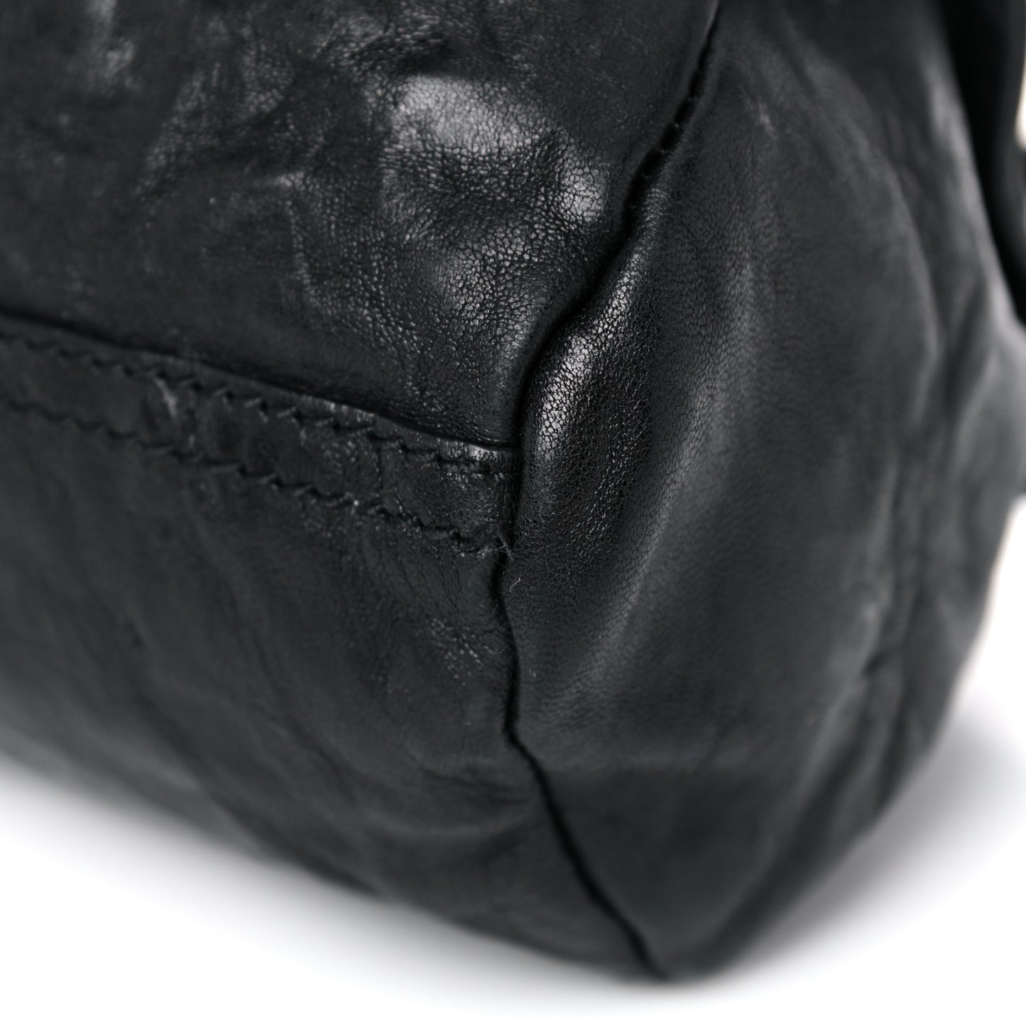 Tumbled Sheepskin Mini Pandora Black