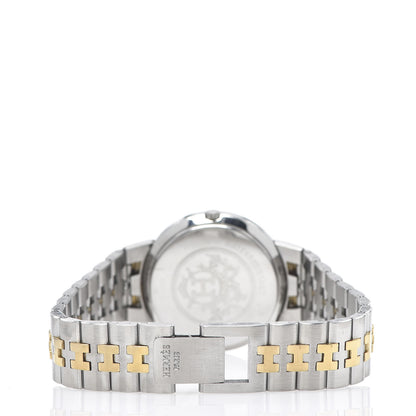 Hermes Stainless Steel 32mm Sellier Quartz Watch Gold 3 of 5