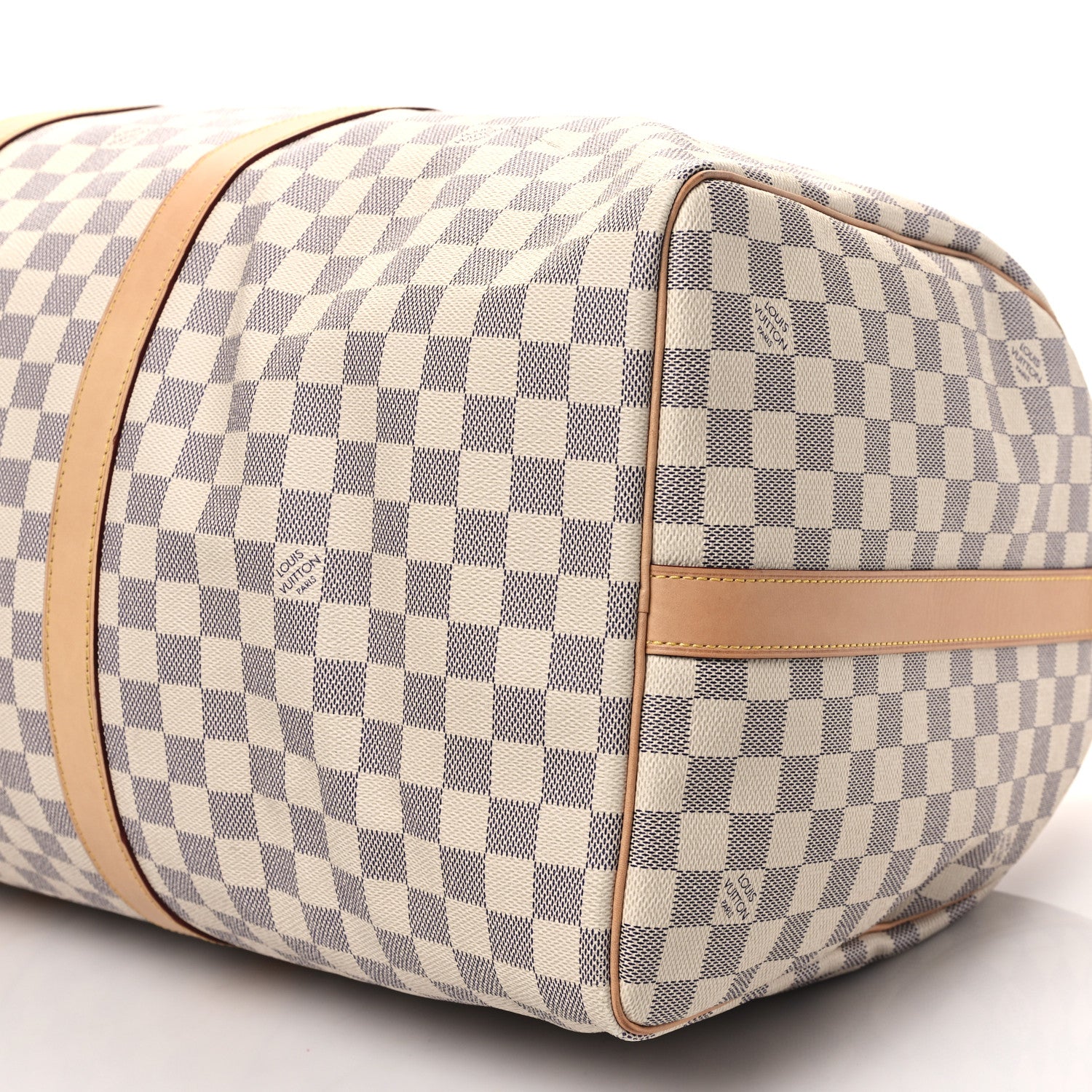 Louis Vuitton Damier Azur Keepall Bandouliere 55 9 of 11