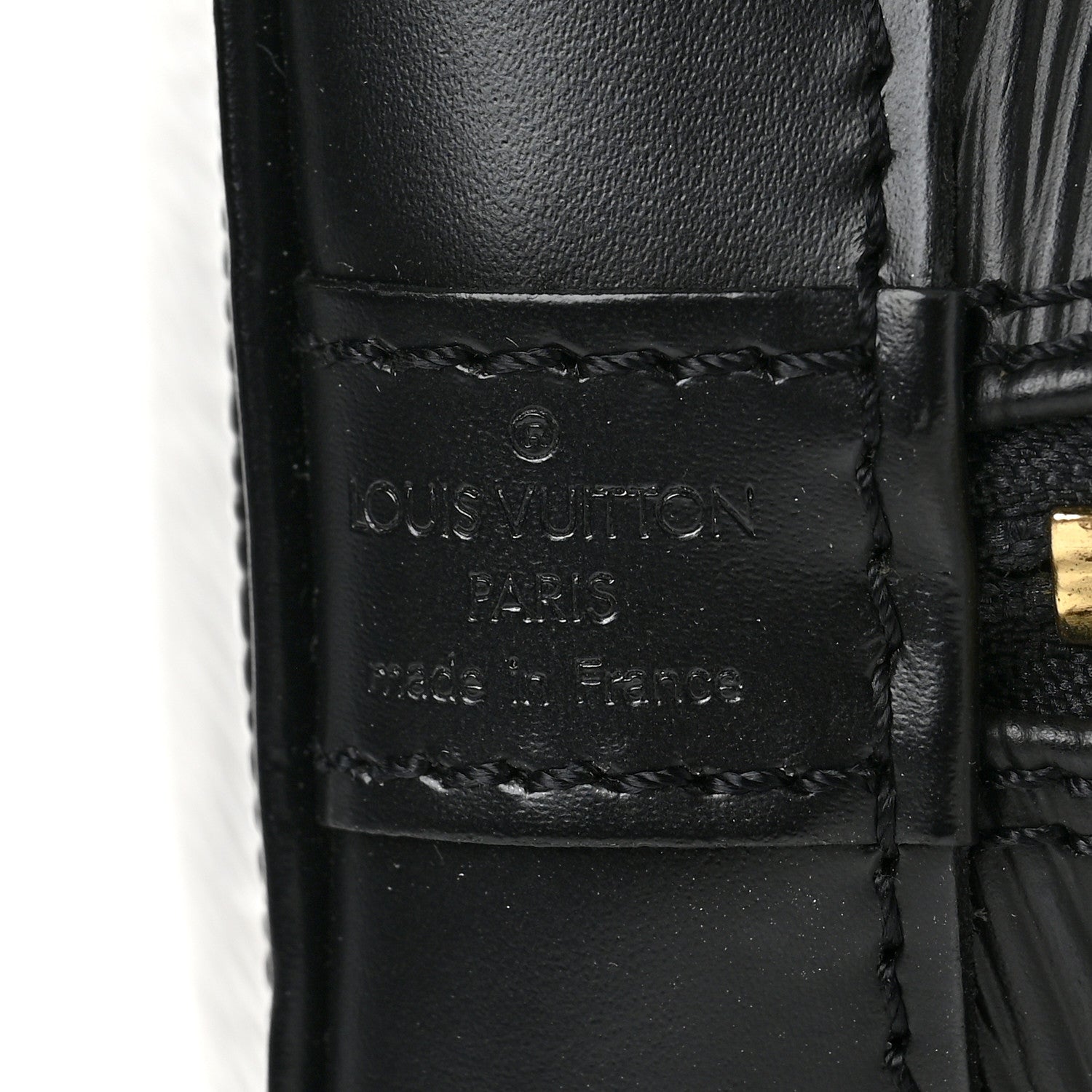 Louis Vuitton Epi Alma PM Black 6 of 7