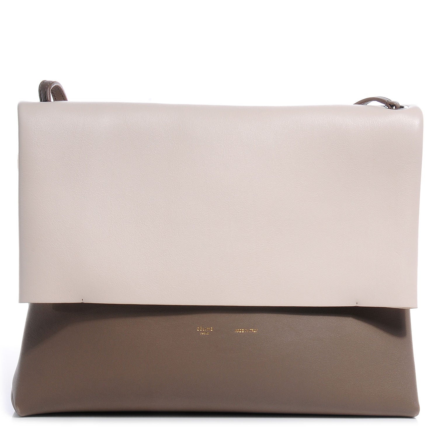 Celine Calfskin All Soft Shoulder Bag Cream 1 of 11