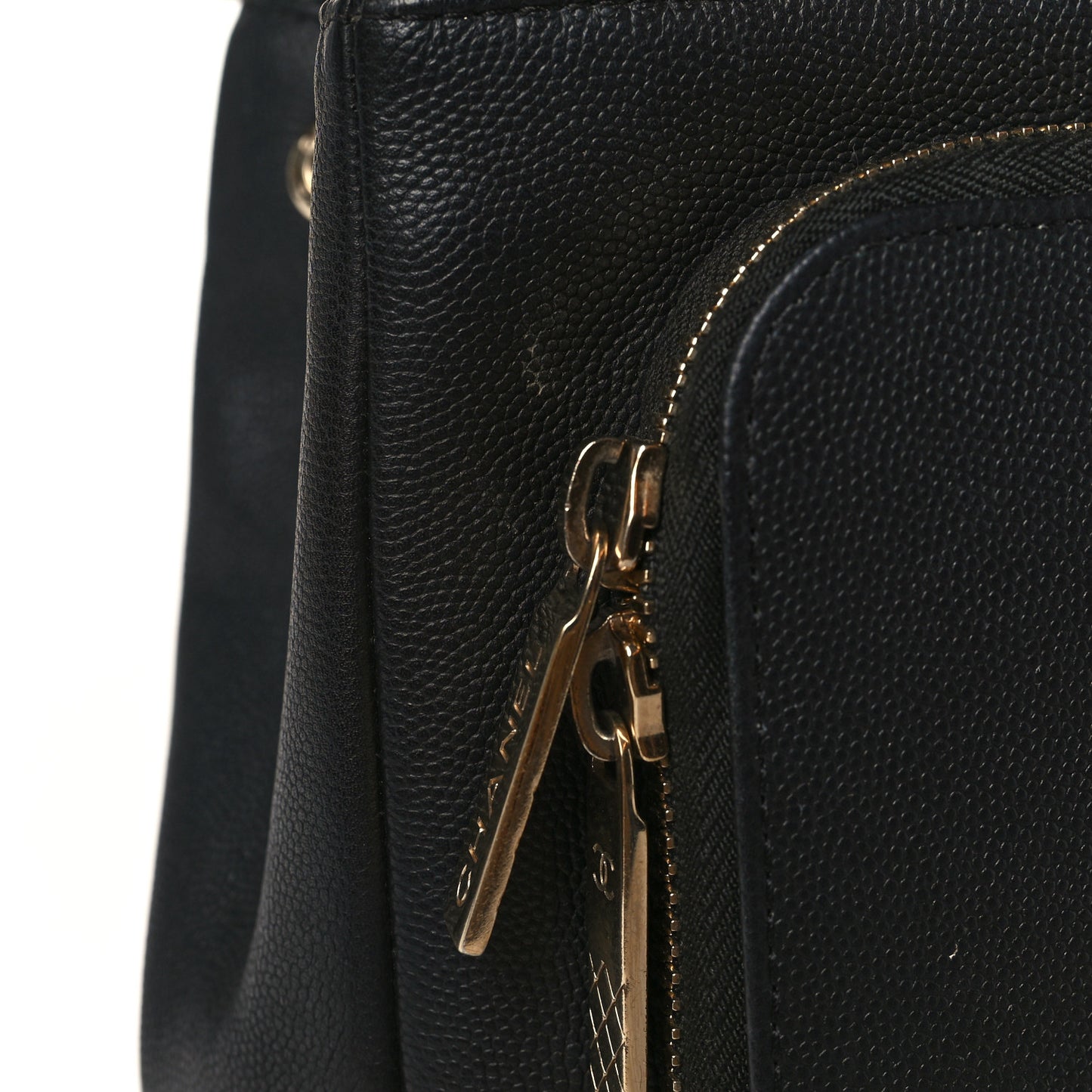 Caviar Quilted Large Business Affinity Flap Black