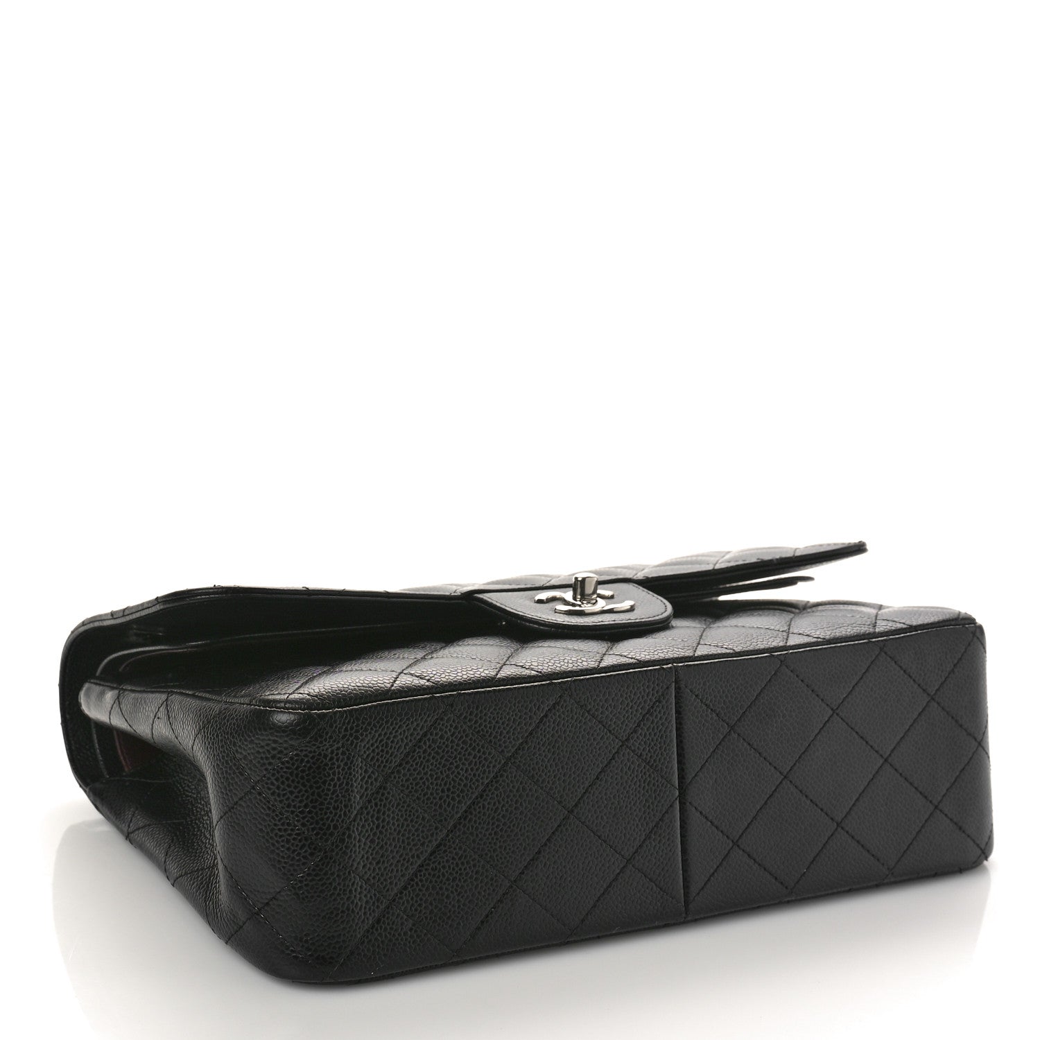 Chanel Caviar Quilted Jumbo Double Flap Black 4 of 11