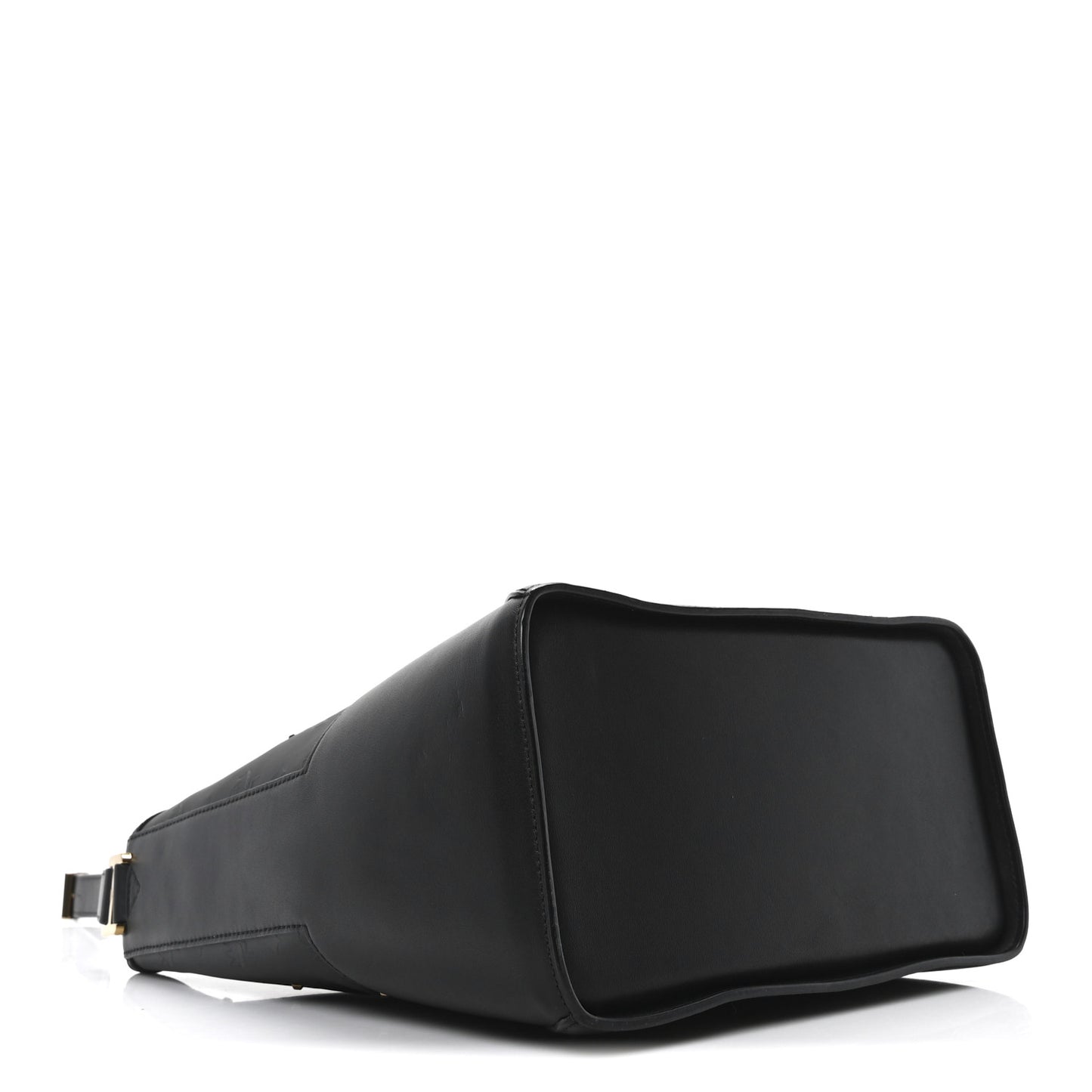 Coated Canvas Claudia Studs Crossbody Bag Black