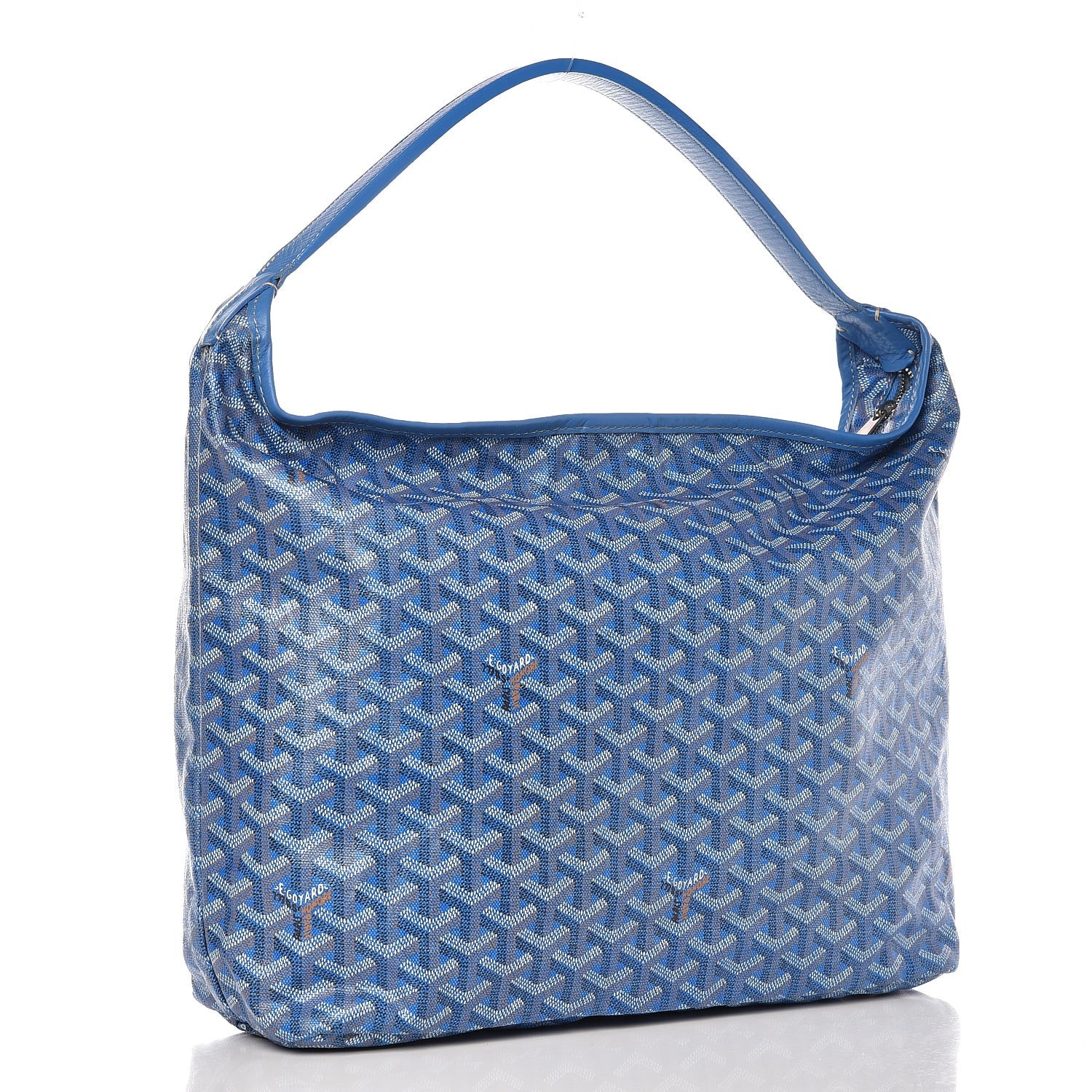 Goyard Goyardine Fidji Zip Hobo Sky Blue 10 of 15