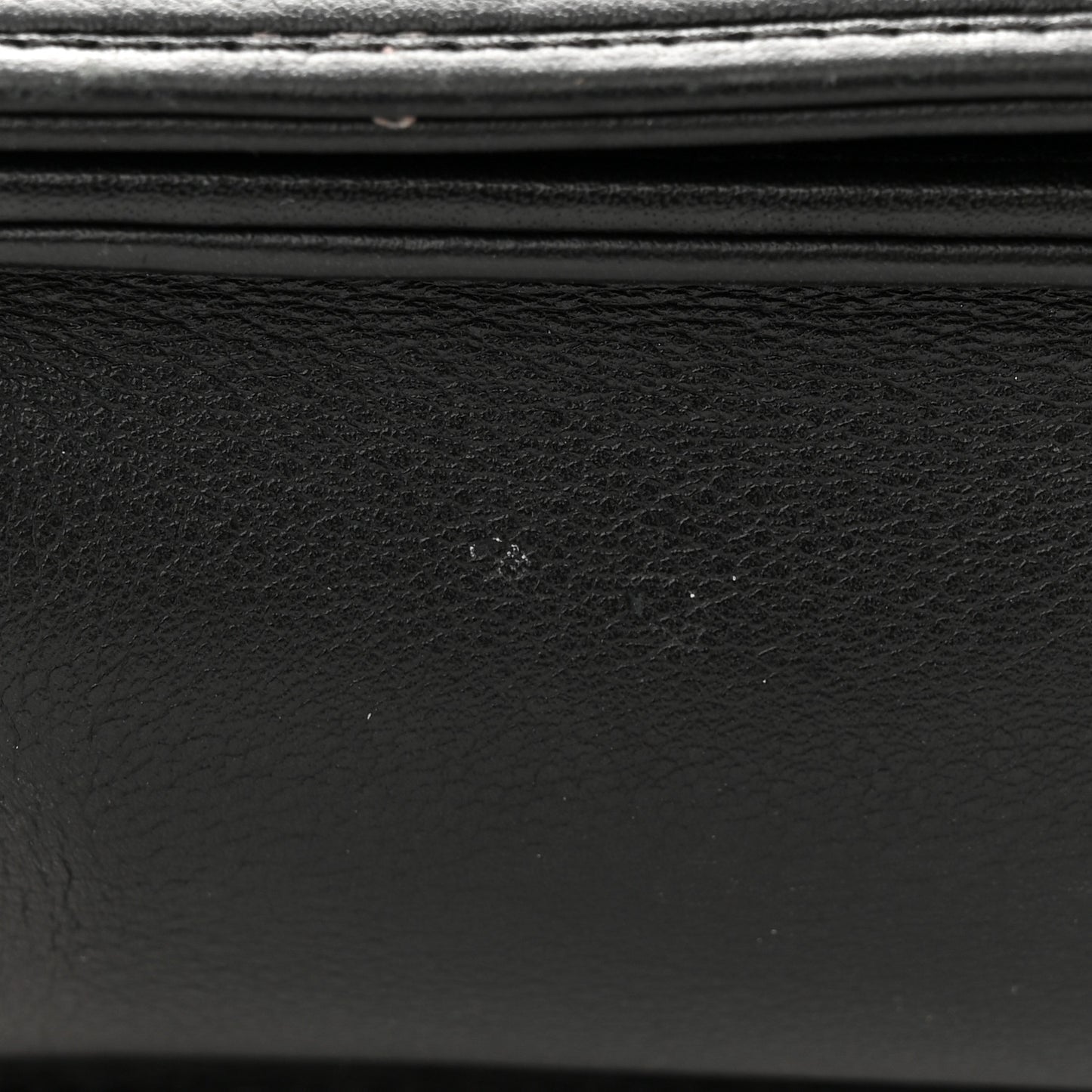 Calfskin Mini Propeller Flap Black