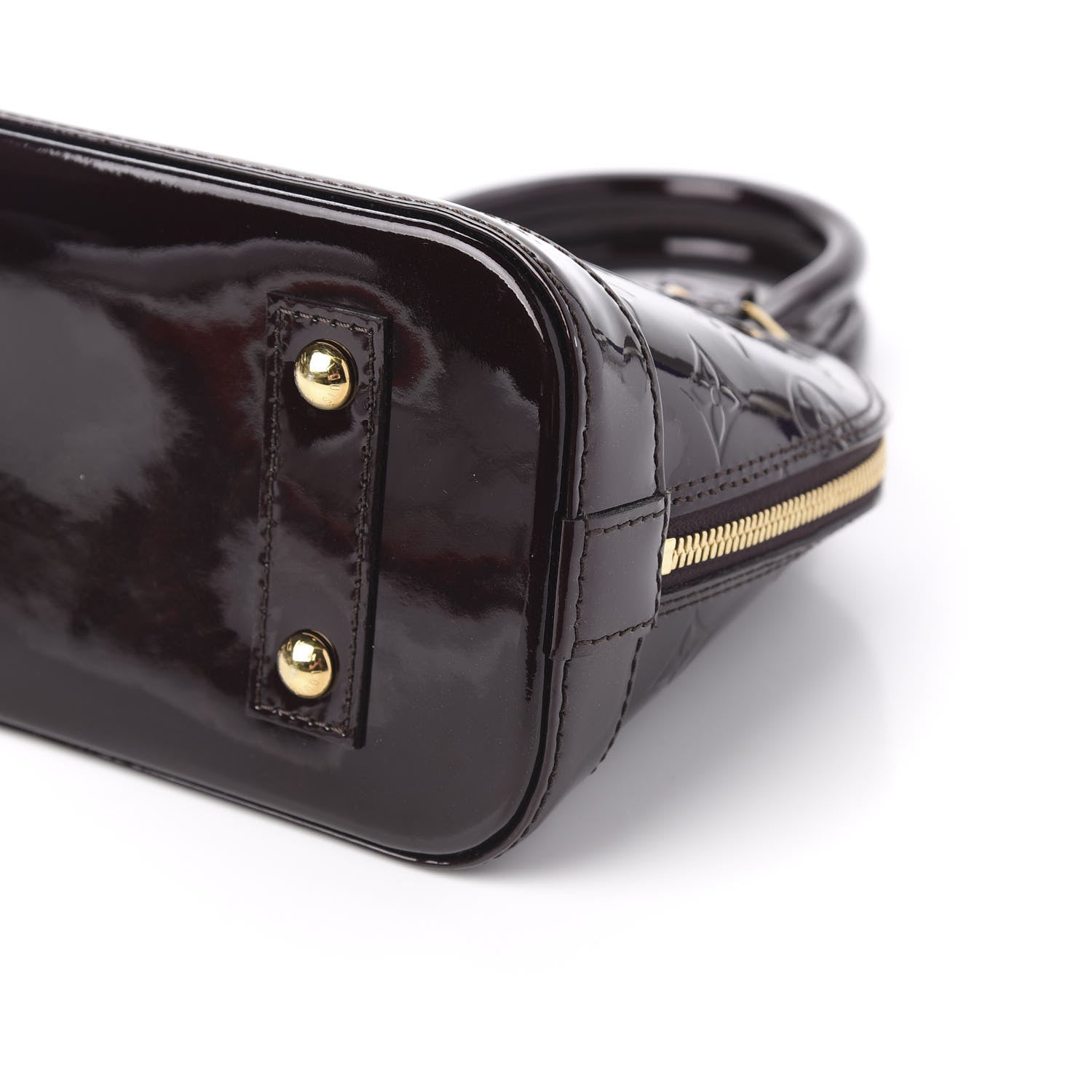 Louis Vuitton Vernis Alma BB Amarante 7 of 9