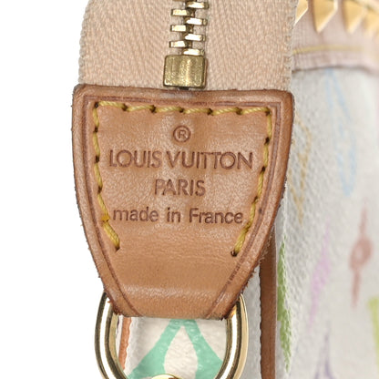 Louis Vuitton Monogram Multicolor Pochette Accessories White 7 of 9