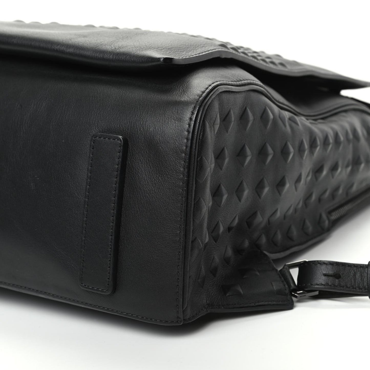 Calfskin Embossed Medium M Moment Backpack Black