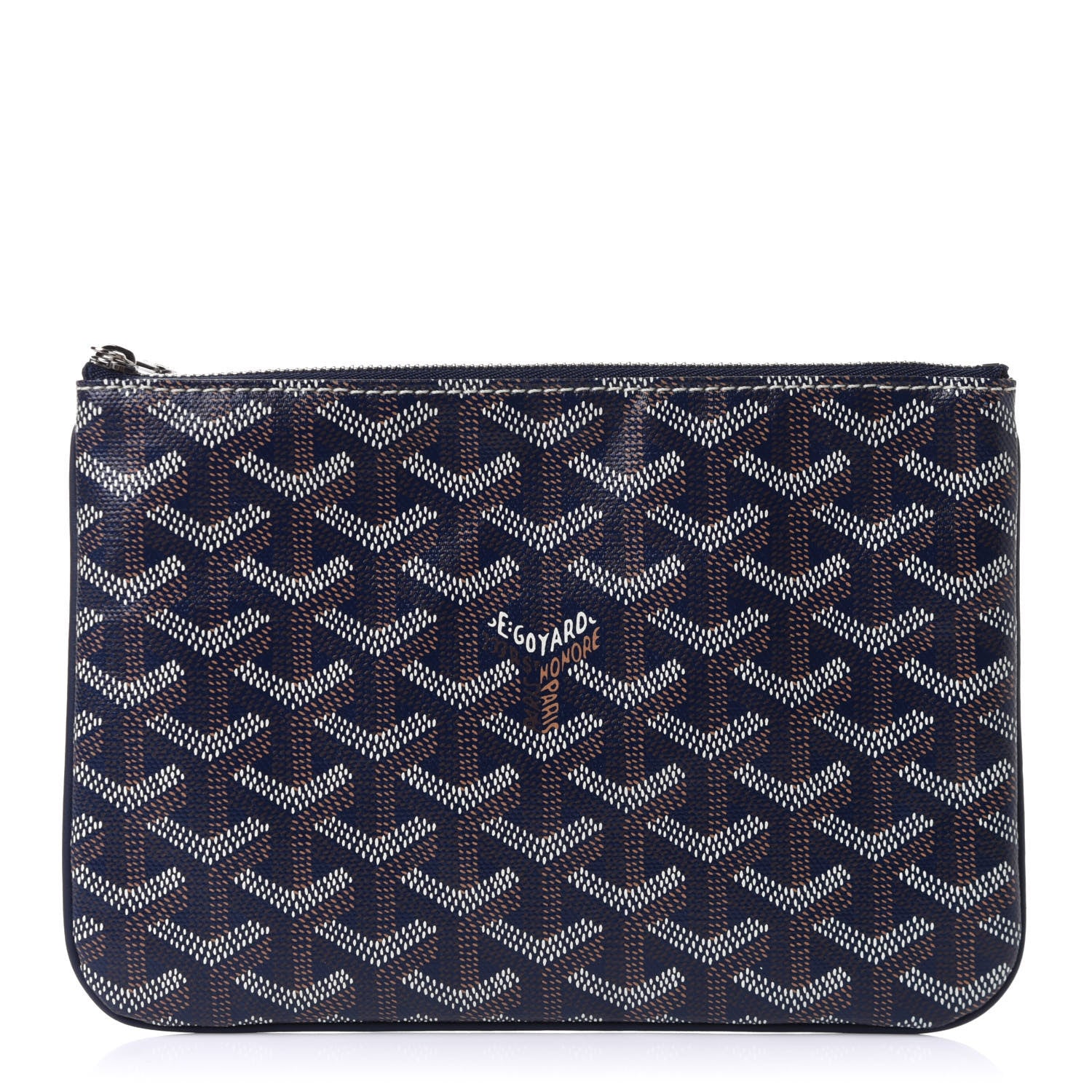 Goyard Goyardine Senat Pochette PM Navy 1 of 9