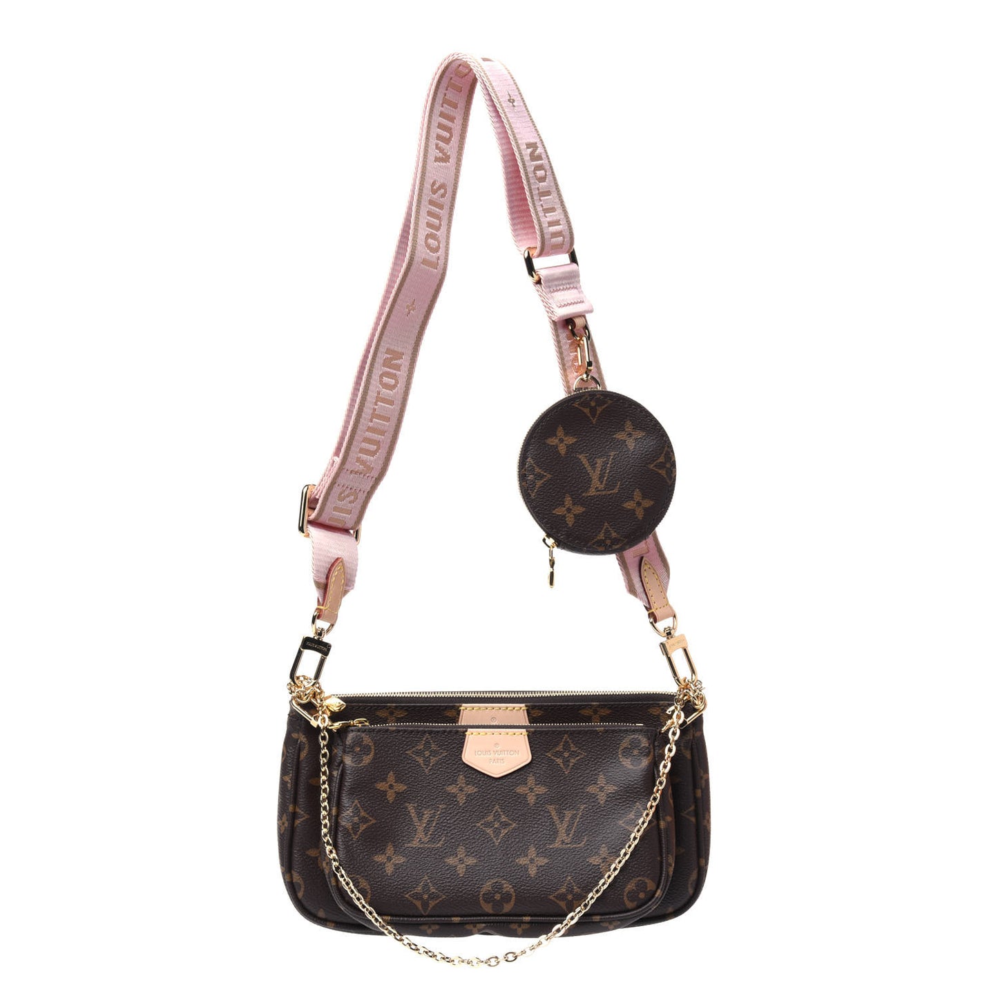 Monogram Multi Pochette Accessories Rose Clair