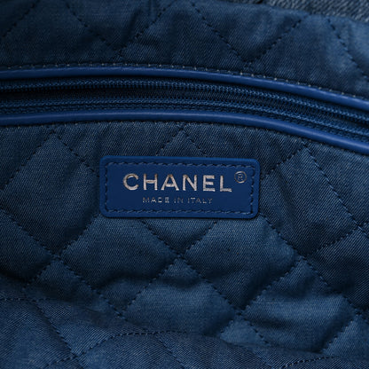 Chanel Denim Quilted Chanel 22 Blue 7 of 10