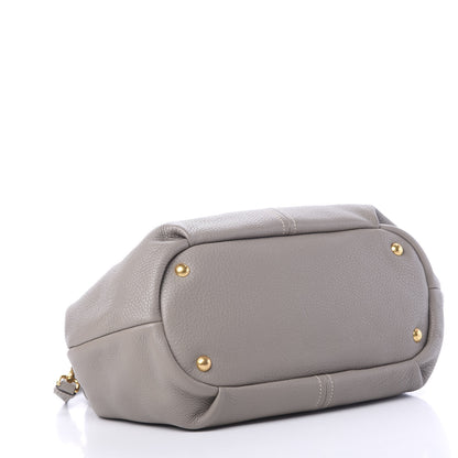 Prada Vitello Daino Shoulder Bag Argilla 3 of 9