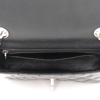 Chanel Striated Patent Quilted Mini Rectangular Flap Black 5 of 11