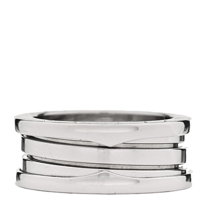 Bulgari 18K White Gold B.Zero1 Three-Band Ring 56 7.5 3 of 5
