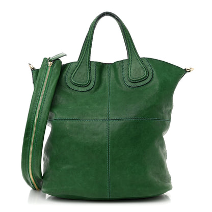 Givenchy Lambskin North South Nightingale Emerald 1 of 12