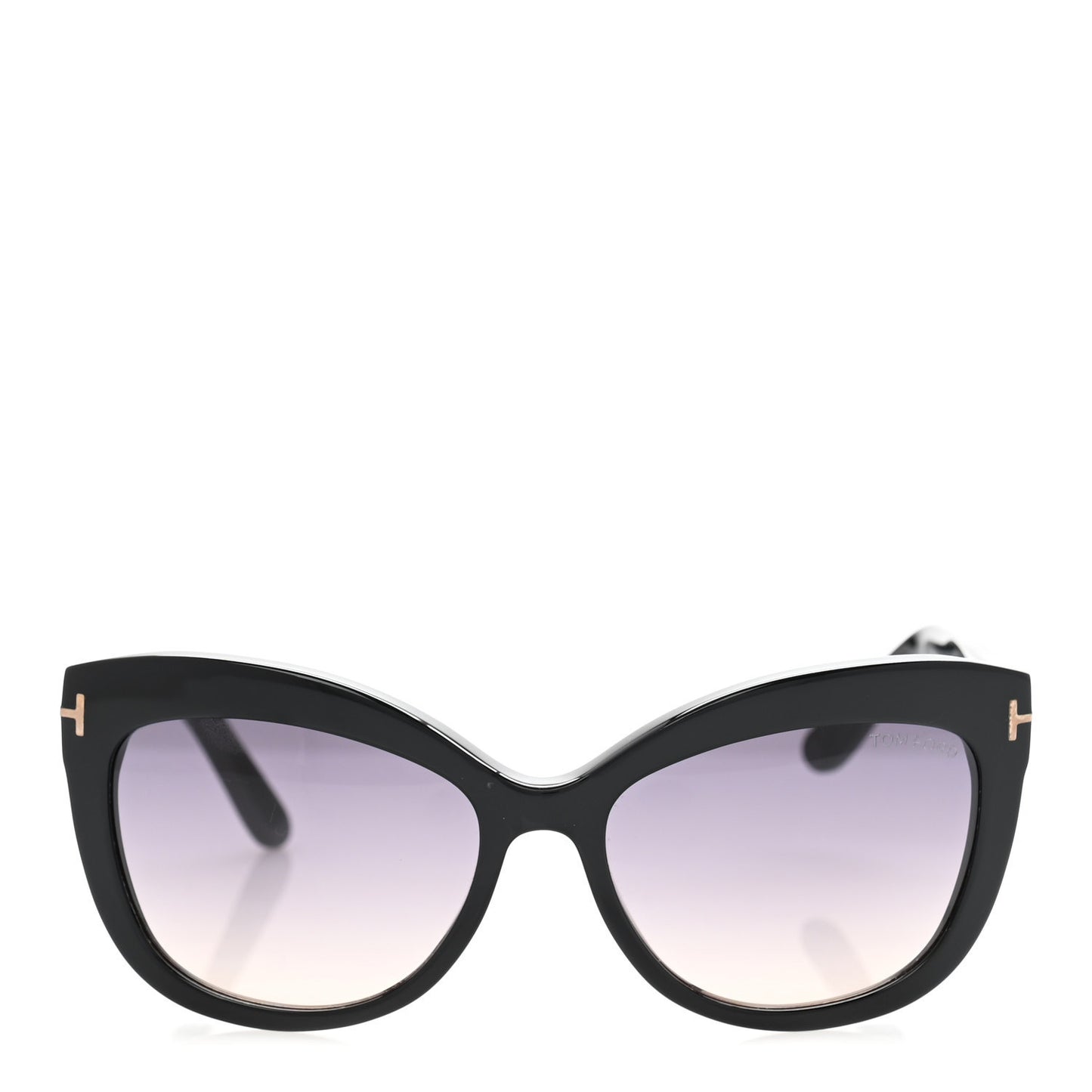 Acetate Alistair Cat Eye Sunglasses TF524 Black