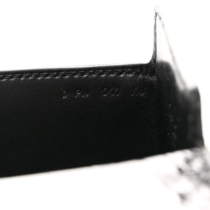 Hermes Shiny Alligator Cinhetic Boxy Top Handle Bag Black 8 of 11