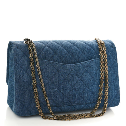 Chanel Denim Quilted 2.55 Reissue 227 Flap Blue 3 of 10