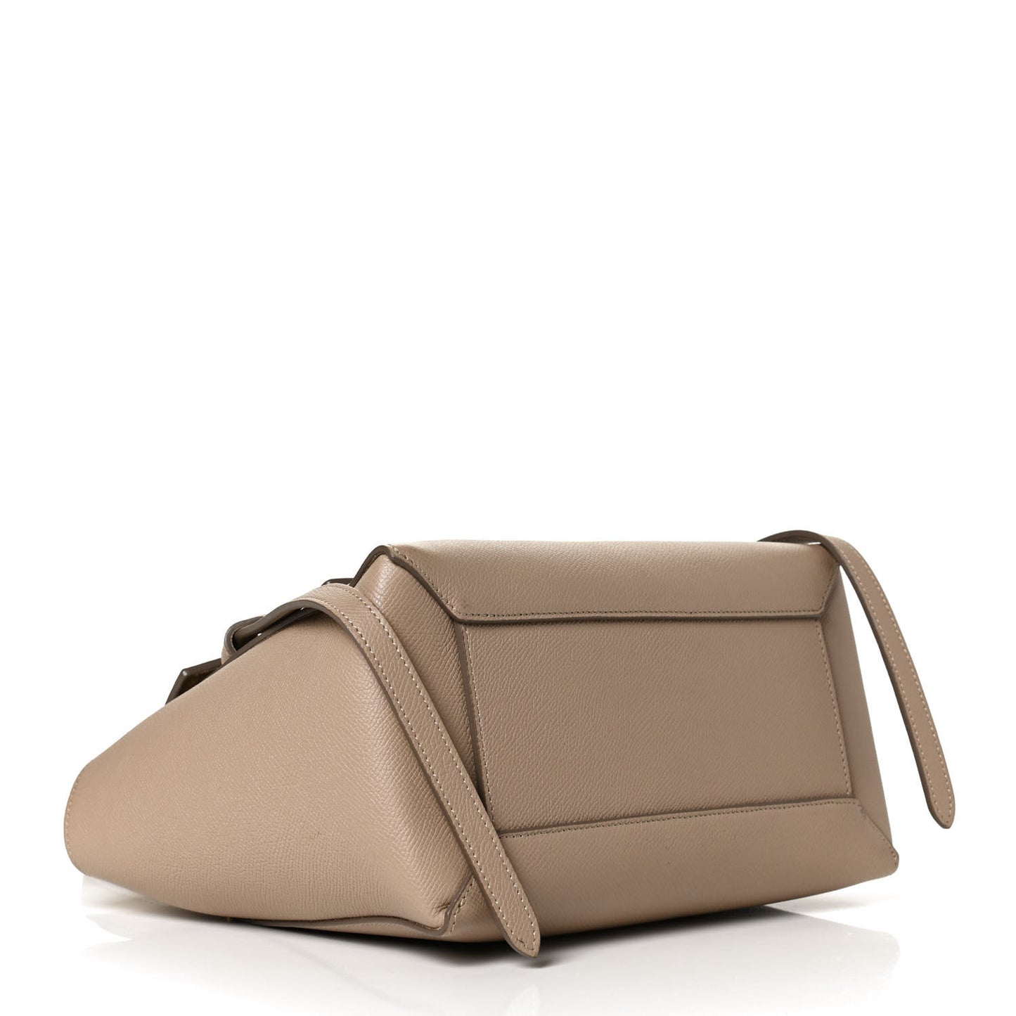 Grained Calfskin Micro Belt Bag Light Taupe