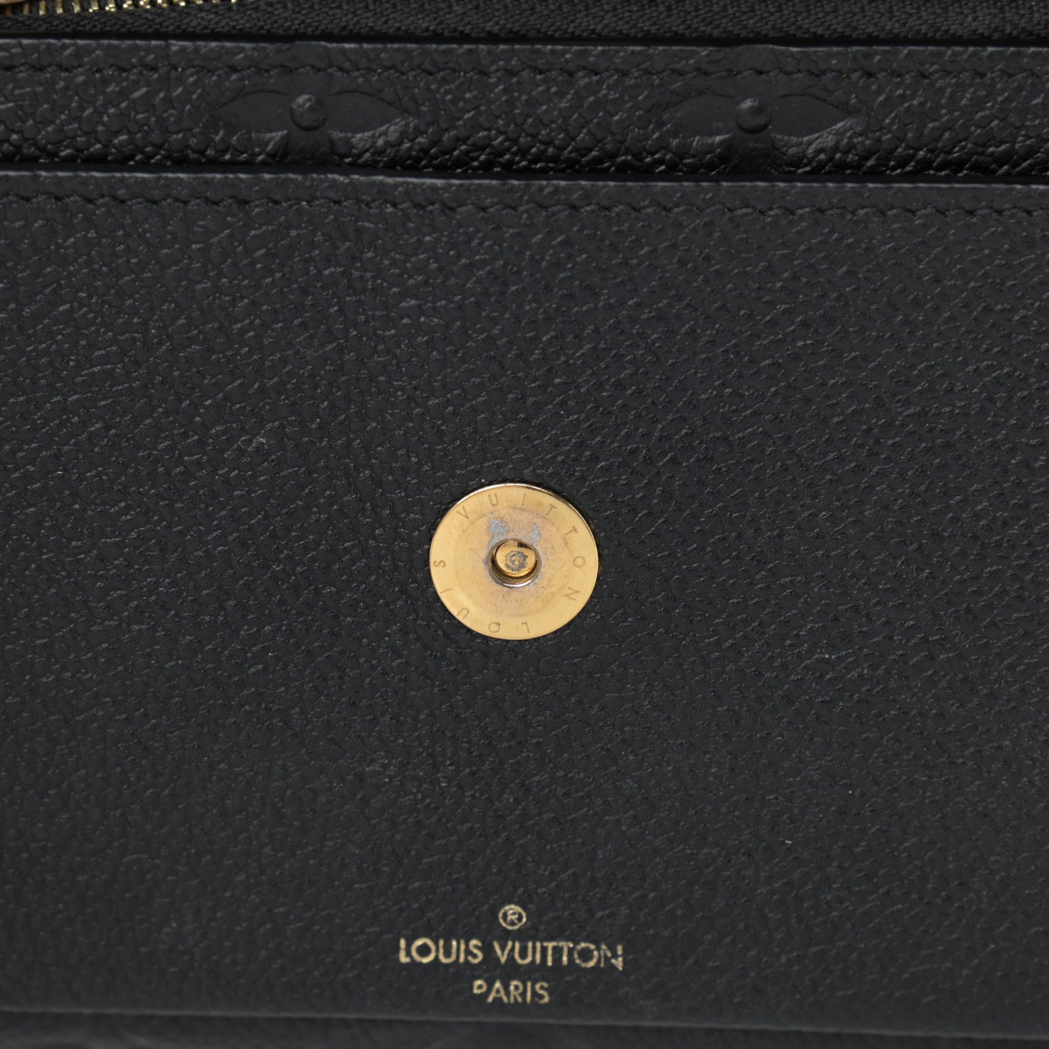 Louis Vuitton Empreinte Vavin Chain Wallet Black 6 of 12