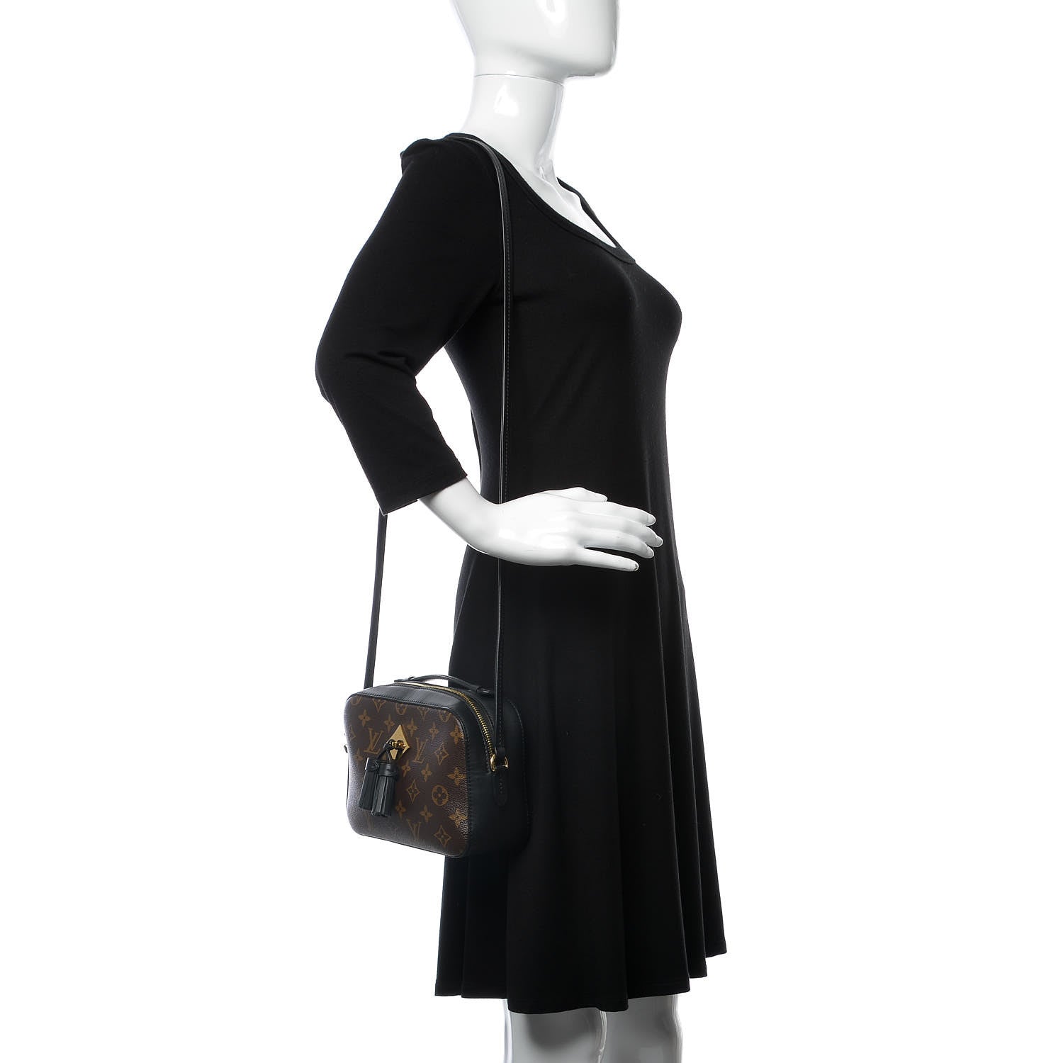 Louis Vuitton Monogram Saintonge Black 2 of 9