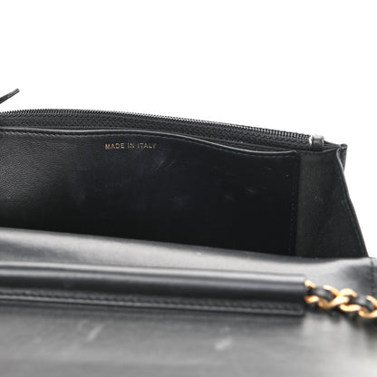 Chanel Orylag Lambskin Wallet On Chain Black 13 of 14