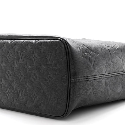 Louis Vuitton Empreinte Monogram Giant Neverfull MM Black 8 of 8