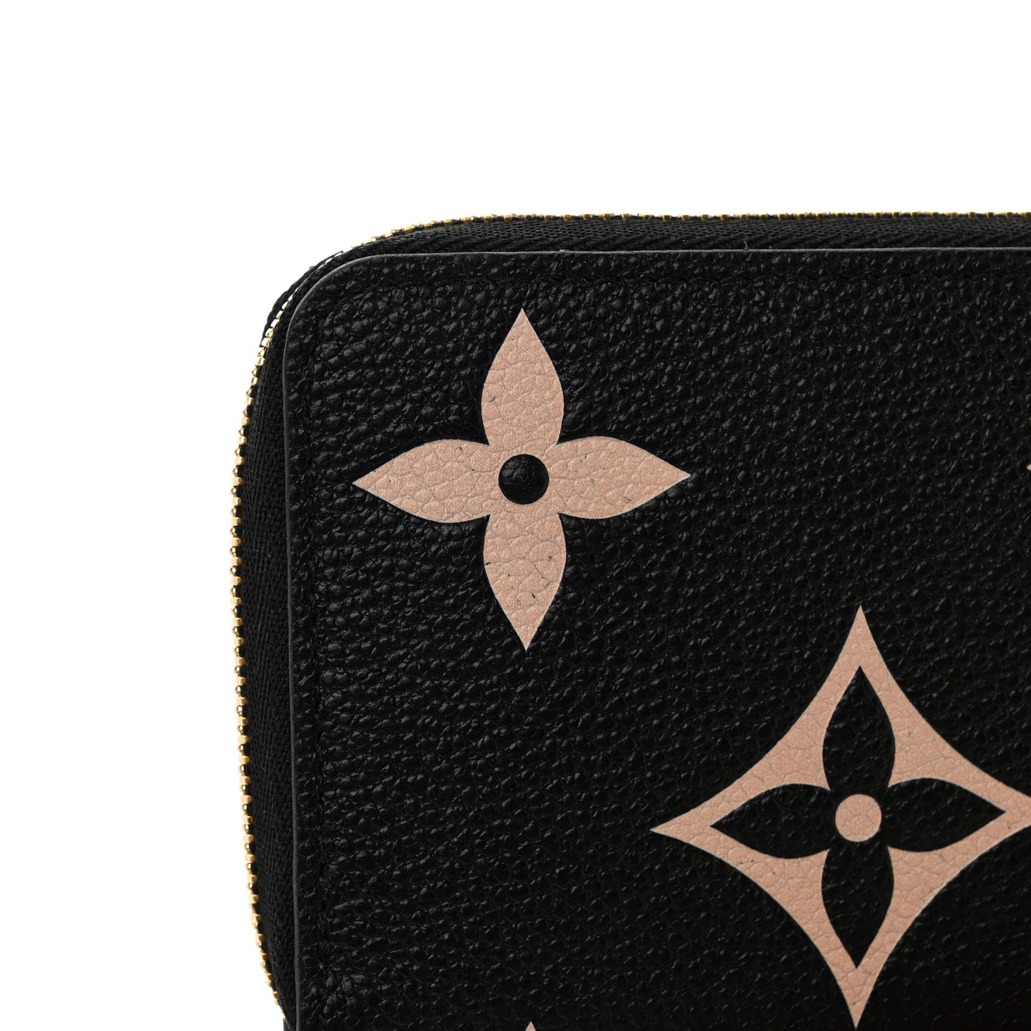 Empreinte Monogram Giant Zippy Coin Purse Black Beige