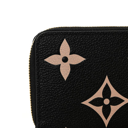 Louis Vuitton Empreinte Monogram Giant Zippy Coin Purse Black Beige 9 of 9