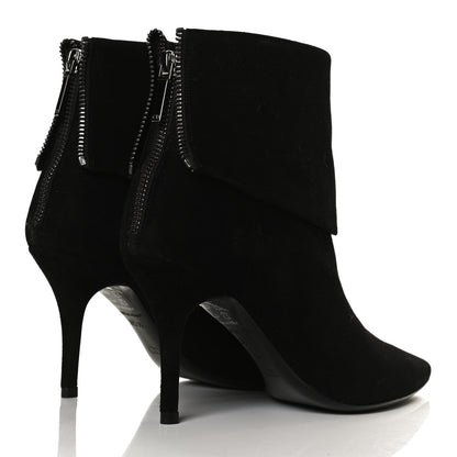 Christian Dior Suede Reverso Ankle Boots 35.5 Black 4 of 11