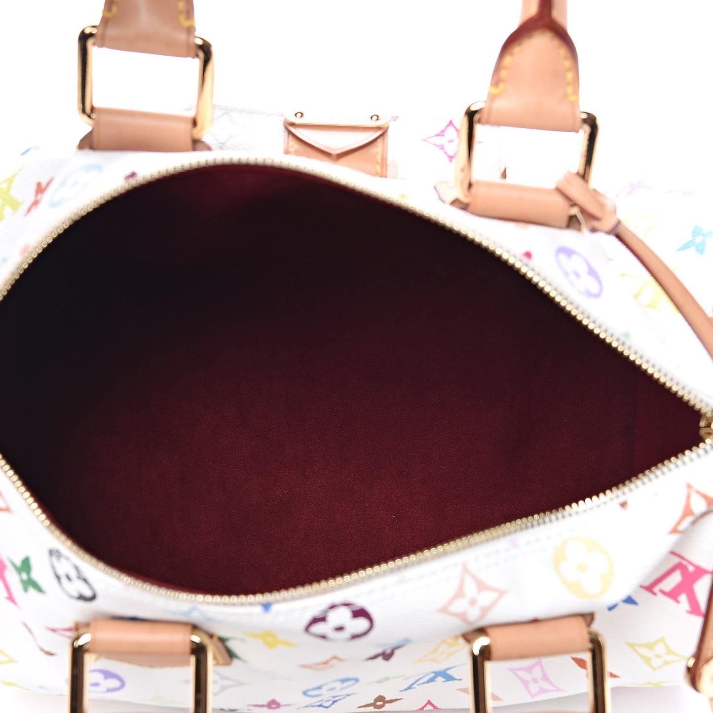 Monogram Multicolor Speedy 30 White