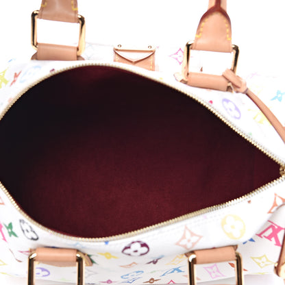Louis Vuitton Monogram Multicolor Speedy 30 White 5 of 13