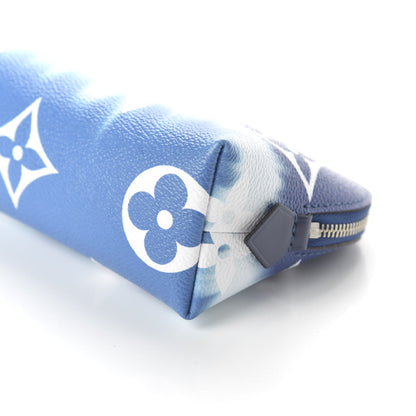 Louis Vuitton Monogram Giant Escale Cosmetic Pouch Blue 7 of 9