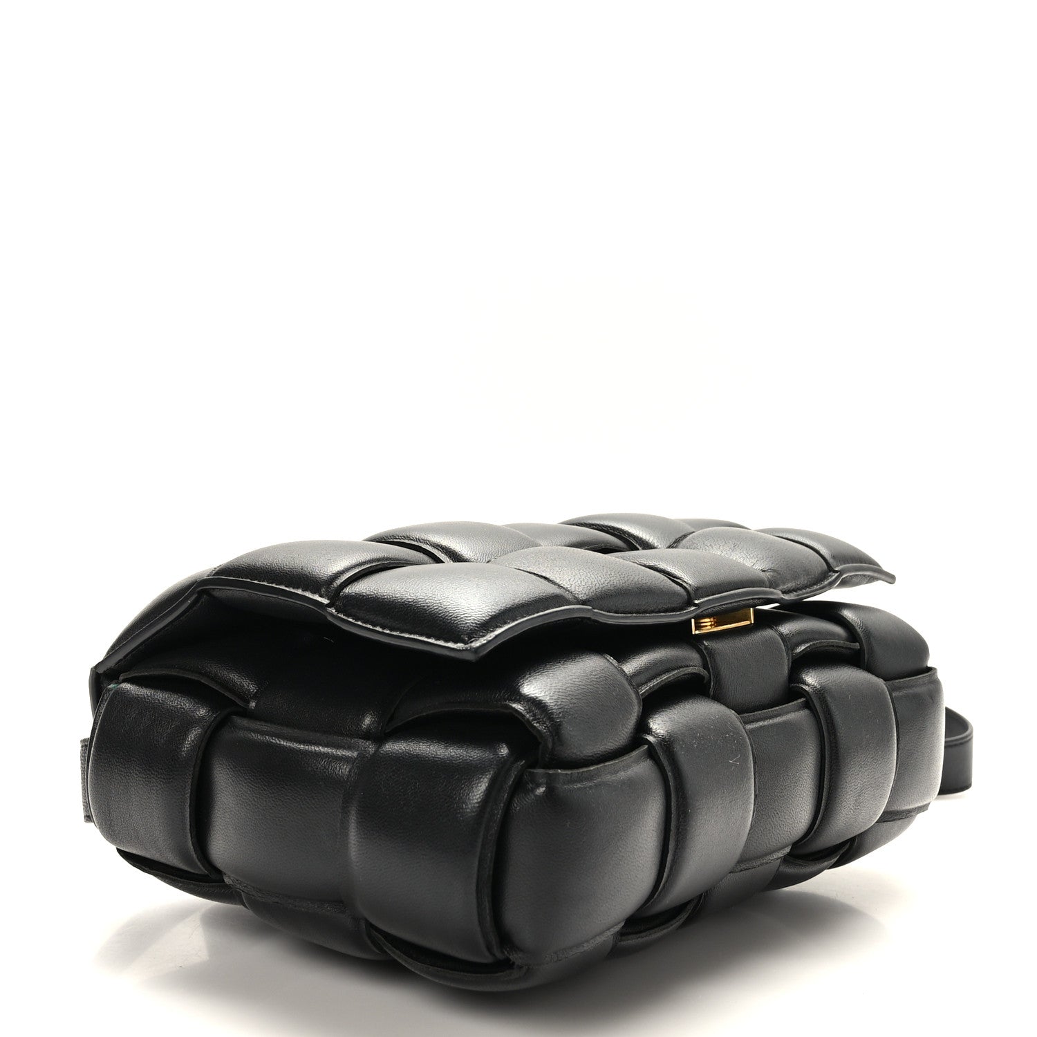 Bottega Veneta Nappa Maxi Intrecciato Padded Cassette Crossbody Bag Black 4 of 8