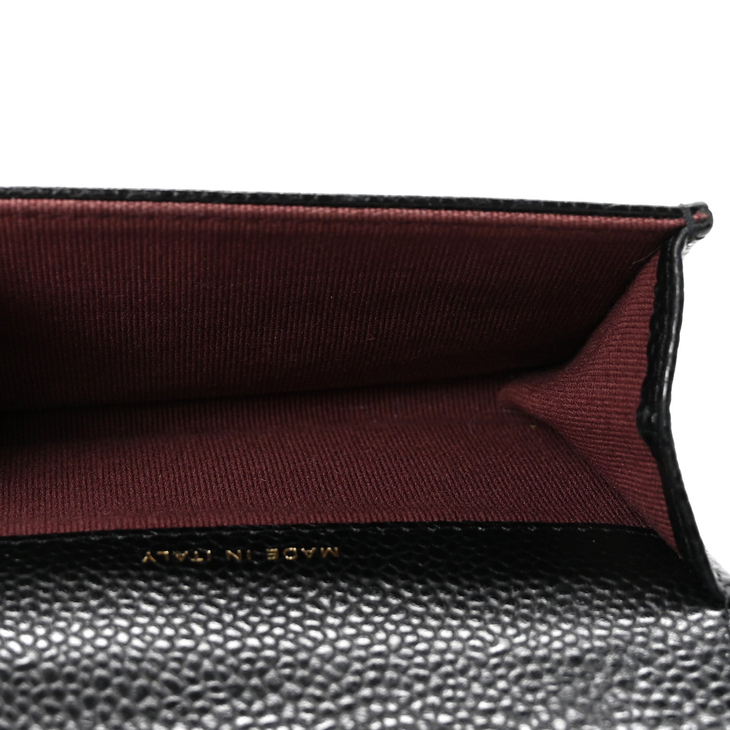 Chanel Caviar Quilted Flap Card Holder Wallet Black 5 of 9