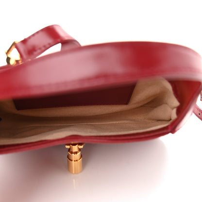 Gucci Boarded Dyana Lux Calfskin Mini Jackie 1961 Hobo New Cherry Red 5 of 8