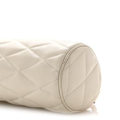 Saint Laurent Lambskin Monogram Mini Sade Tube Bag Crema Soft 10 of 13