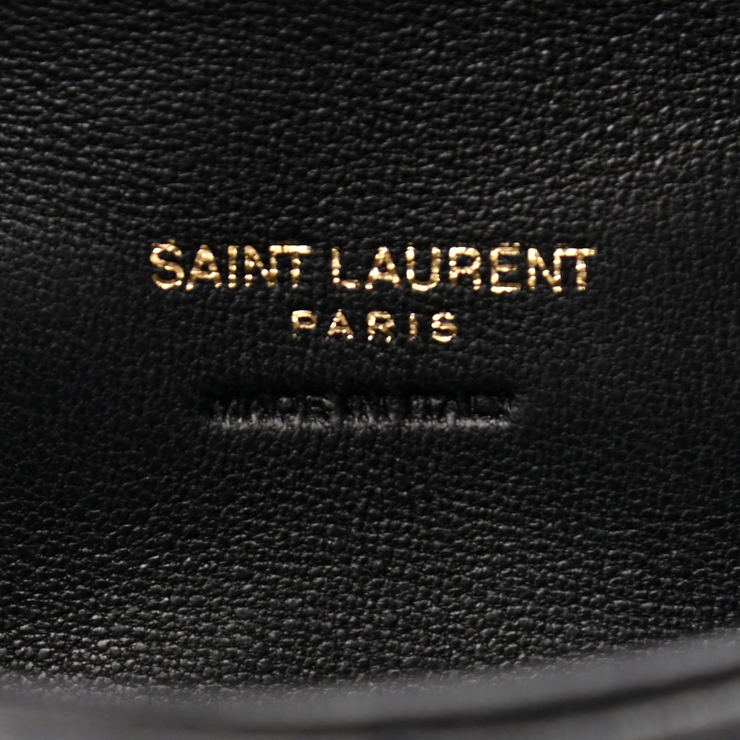 Saint Laurent Lambskin Monogram Loulou Puffer Pouch Clutch Black 6 of 7