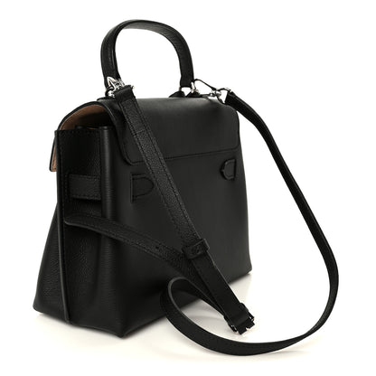 Louis Vuitton Calfskin Lockme Ever BB Black 3 of 12