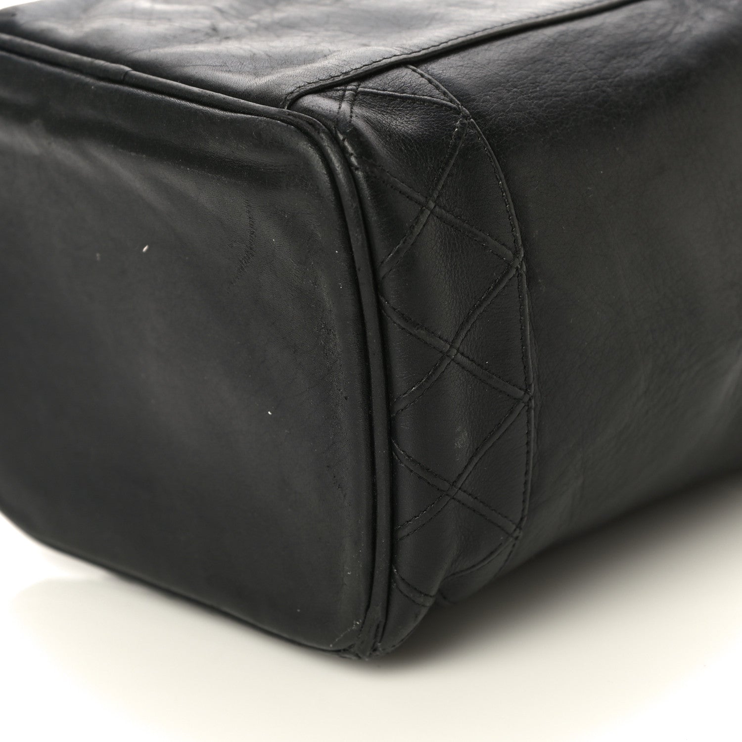 Chanel Lambskin Vanity Cosmetic Case Black 12 of 20